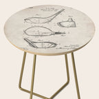 Golf Driver Patent - Golf Art - Antique Side Table Gallery Image 2