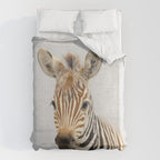 Baby Zebra - Colorful Duvet Cover Gallery Image 6