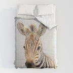 Baby Zebra - Colorful Comforter Gallery Image 6