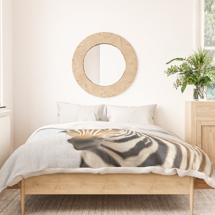 Baby Zebra - Colorful Duvet Cover Gallery Image 3