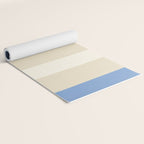Geometric Vase - White Ivory on Light Blue Yoga Mat Gallery Image 2