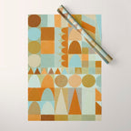 Geometric Shapes & Colors #2 Wrapping Paper Gallery Image 1