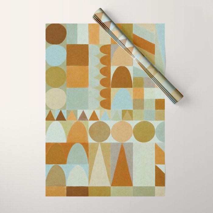 Geometric Shapes & Colors #2 Wrapping Paper Gallery Image 1