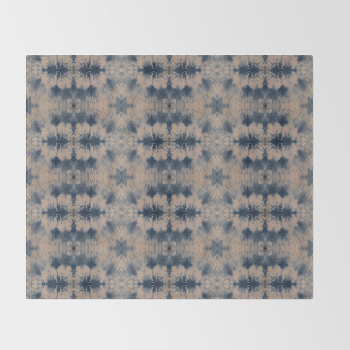 Shibori Take Five Throw Blanket Gallery Image 2