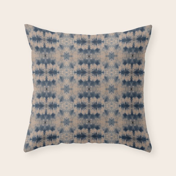 Shibori Take Five Throw Pillow Gallery Image 1