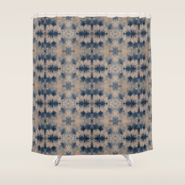 Shibori Take Five Shower Curtain Gallery Image 1