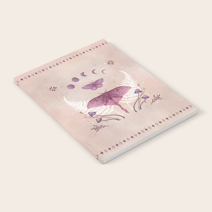 Luna and Emerald - Vintage Pink Notebook Gallery Image 2