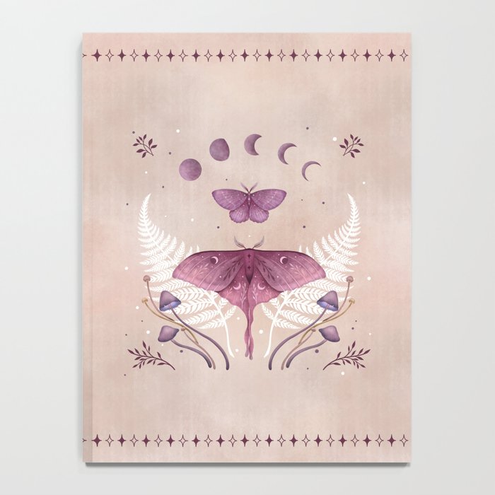Luna and Emerald - Vintage Pink Notebook Gallery Image 4