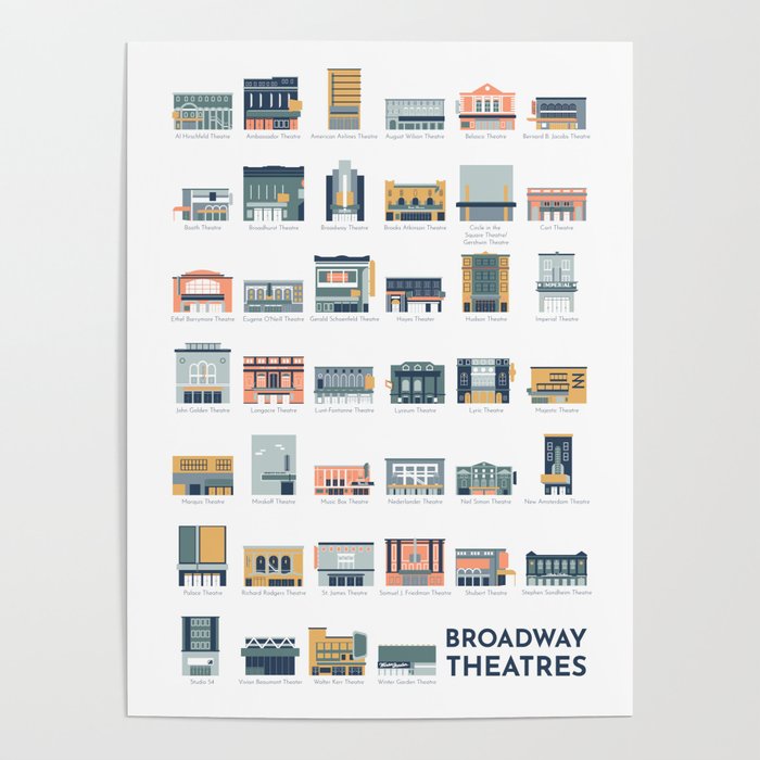 Broadway Theatres Poster Gallery Image 1