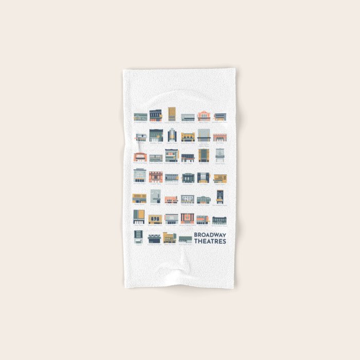 Broadway Theatres Bath Towel Gallery Image 1
