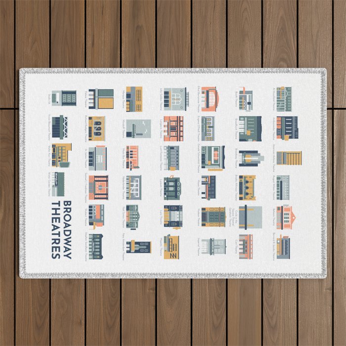 Broadway Theatres Outdoor Rug Gallery Image 1