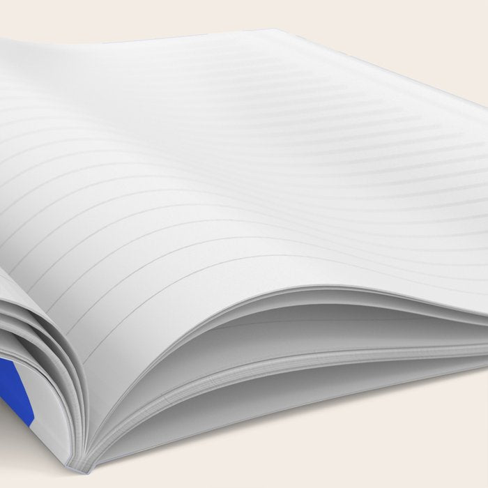 Abstract blue flower nature art pattern Notebook Gallery Image 2