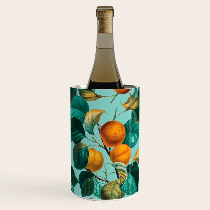 Peach and Leaf Pattern Wine Chiller Gallery Image 3