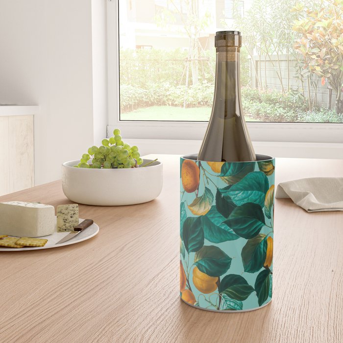 Peach and Leaf Pattern Wine Chiller Gallery Image 4