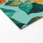 Peach and Leaf Pattern Welcome Mat Gallery Image 2