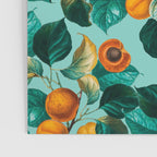 Peach and Leaf Pattern Poster Gallery Image 3