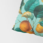 Peach and Leaf Pattern Pillow Sham Gallery Image 4