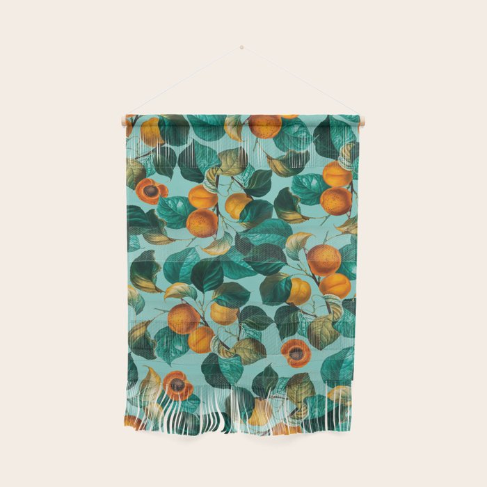 Peach and Leaf Pattern Wall Hanging Gallery Image 1