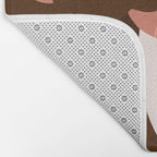 Abstract Woman, Green Sunglasses Bath Mat Gallery Image 2