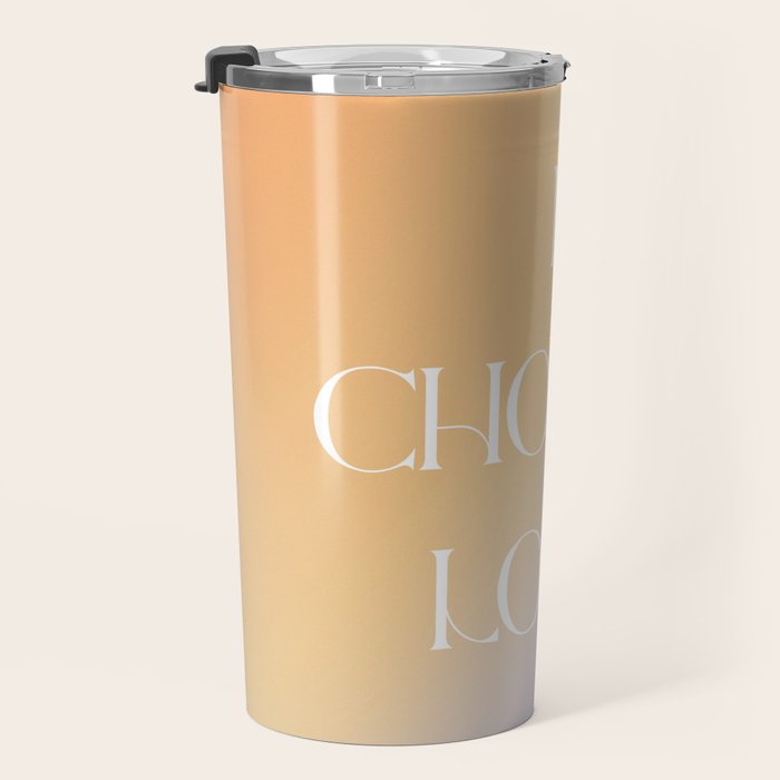 I Choose Love Travel Mug Gallery Image 3