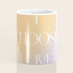 I Choose Love Coffee Mug Gallery Image 4