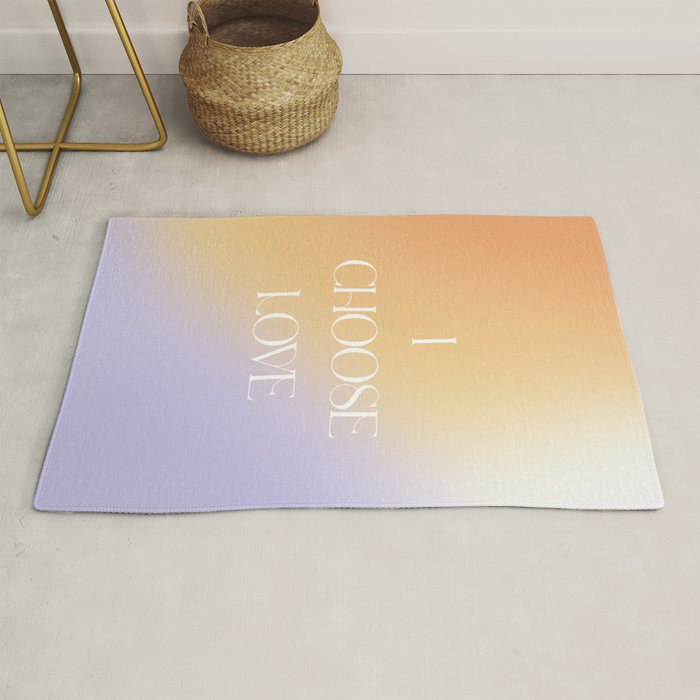 I Choose Love Rug