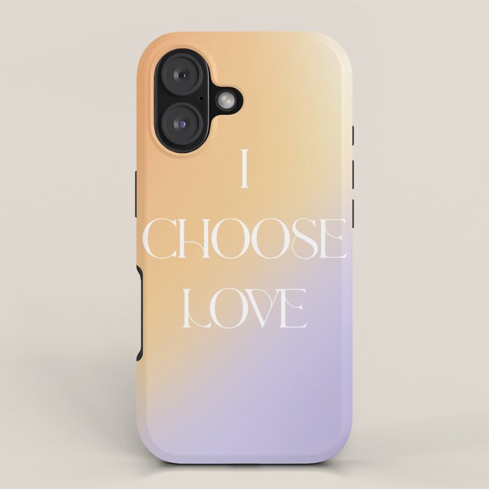 I Choose Love iPhone Case Gallery Image 1