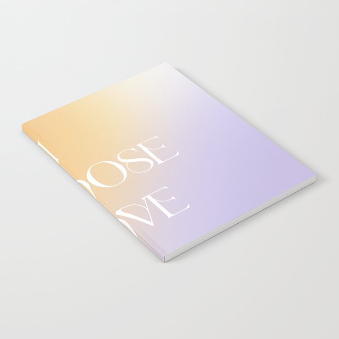I Choose Love Notebook Gallery Image 2