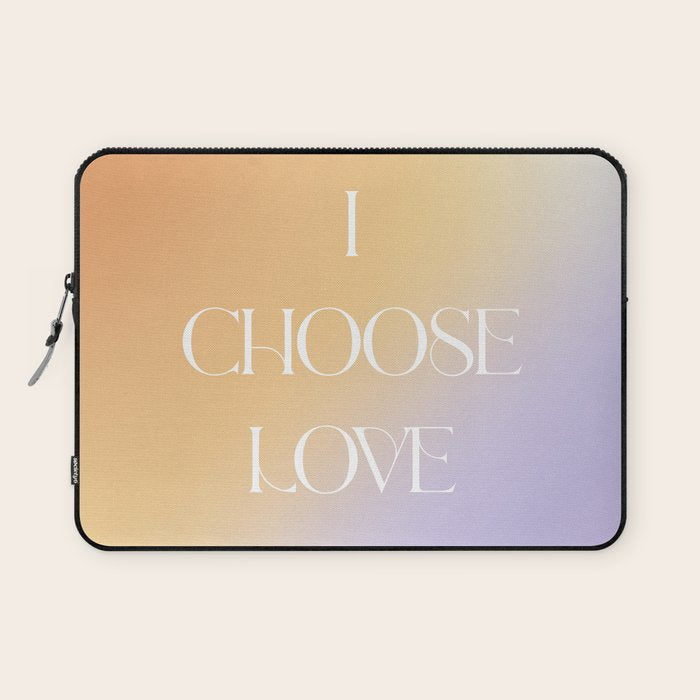 I Choose Love Laptop Sleeve Gallery Image 1