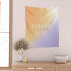 I Choose Love Wall Tapestry Gallery Image 2