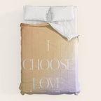 I Choose Love Comforter Gallery Image 6
