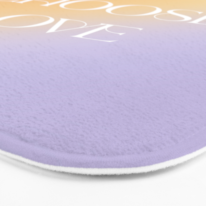 I Choose Love Bath Mat Gallery Image 3