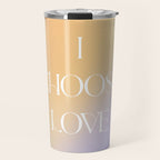 I Choose Love Travel Mug Gallery Image 1