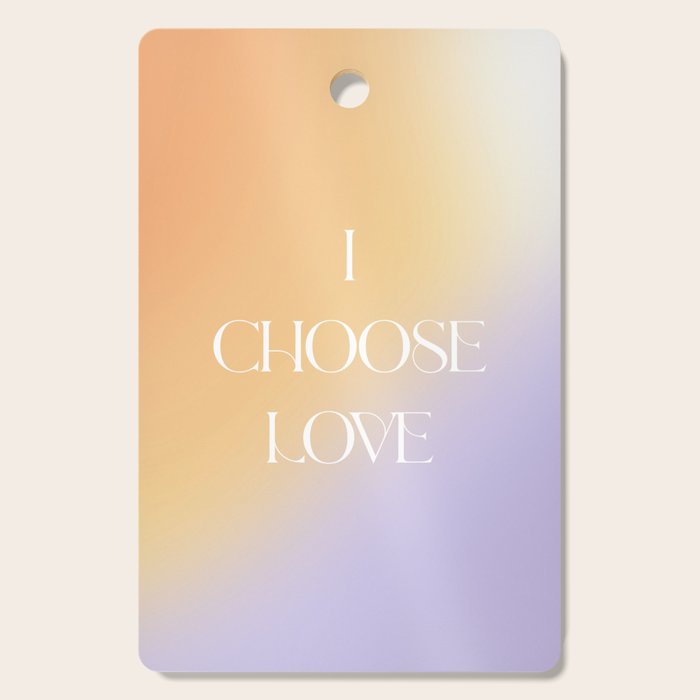 I Choose Love Cutting Board Gallery Image 1