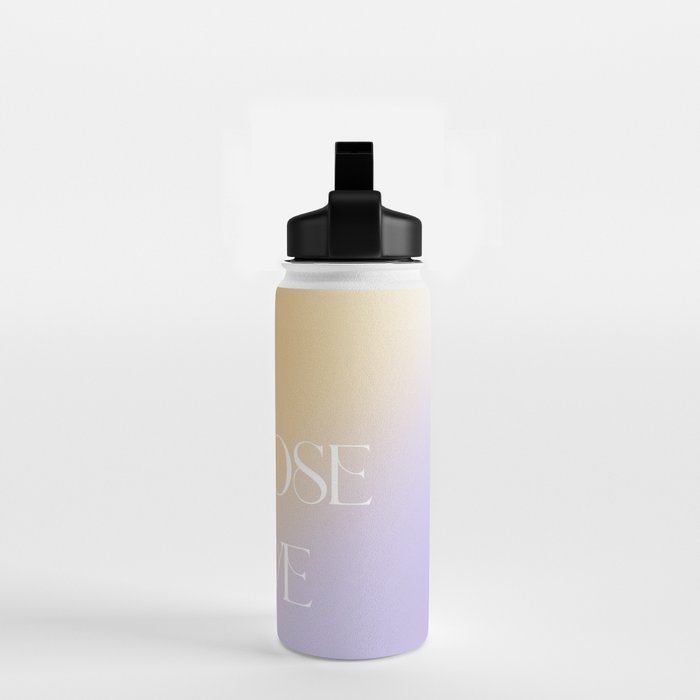 I Choose Love Water Bottle Gallery Image 2