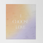 I Choose Love Throw Blanket Gallery Image 2