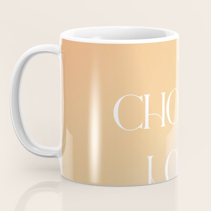 I Choose Love Coffee Mug Gallery Image 3