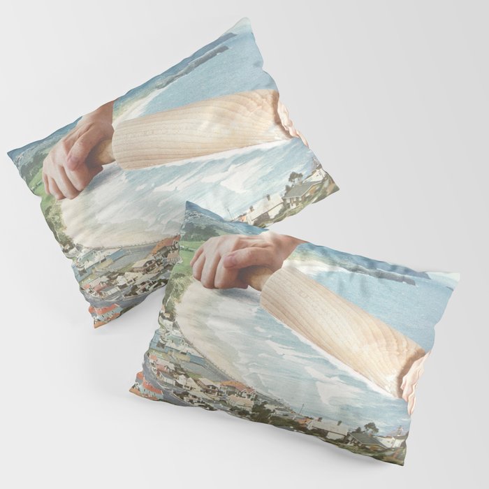 Waves Roller - Sea waves rolling pin Pillow Sham Gallery Image 3