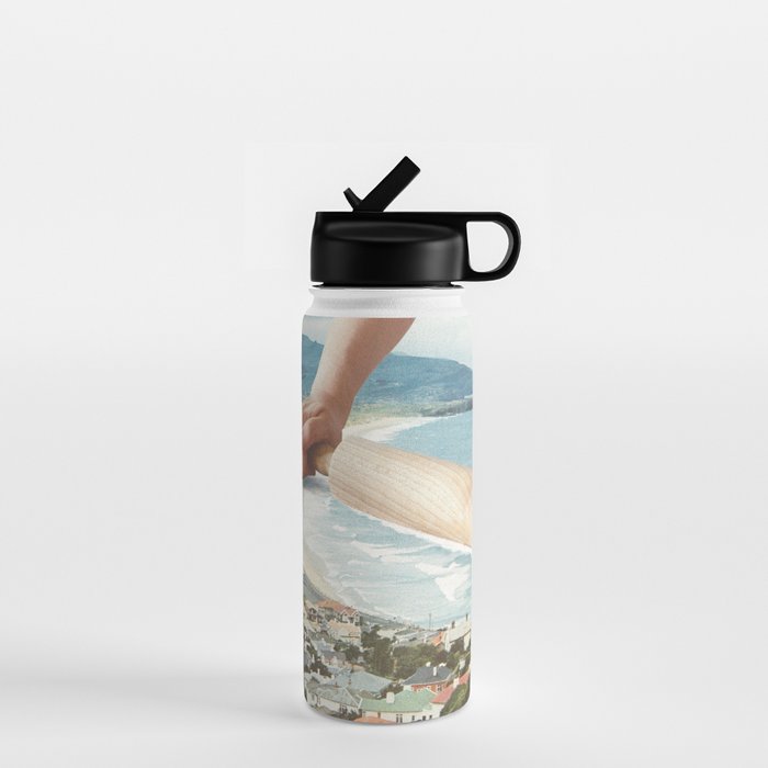 Waves Roller - Sea waves rolling pin Water Bottle Gallery Image 1