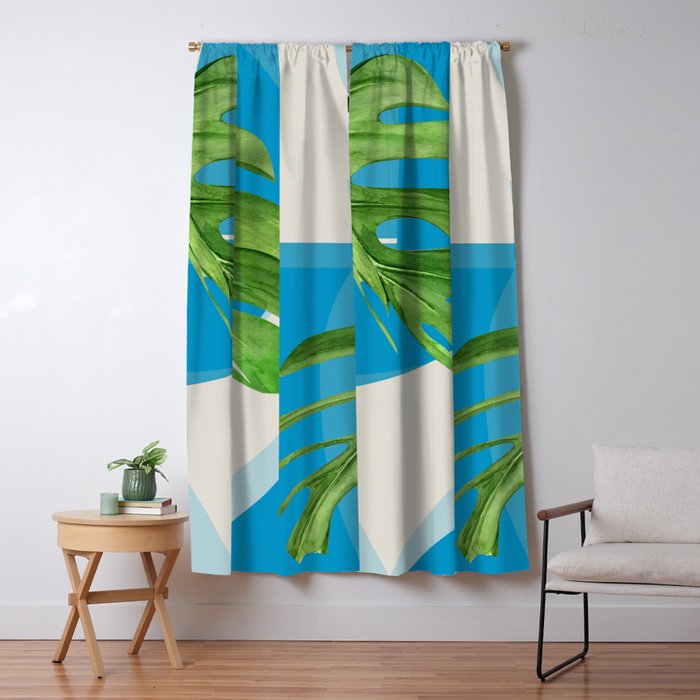 Tropical Geometry 82 Window Curtain Gallery Image 5