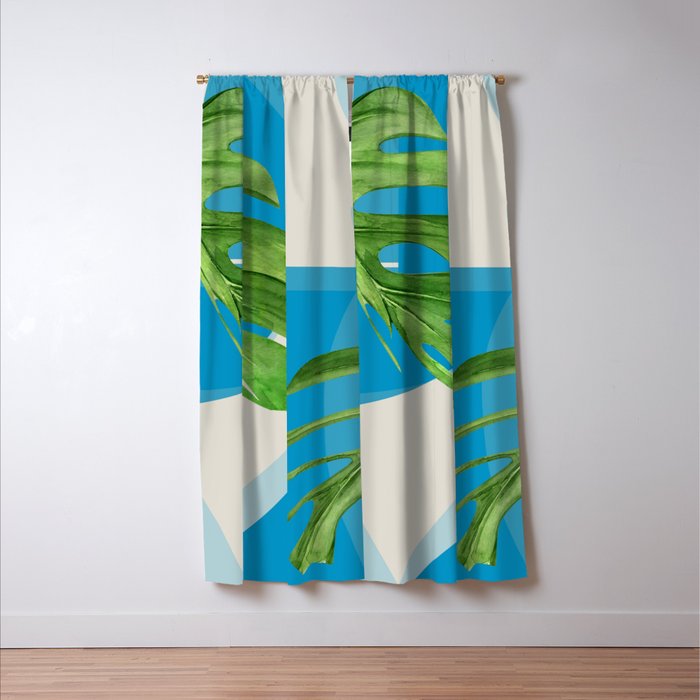 Tropical Geometry 82 Window Curtain Gallery Image 3