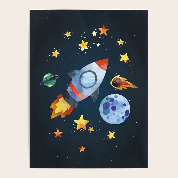 Space rocket Poster Gallery Image 4