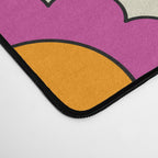 Colorful Flowers Happy Spring Retro Pattern Desk Mat Gallery Image 4