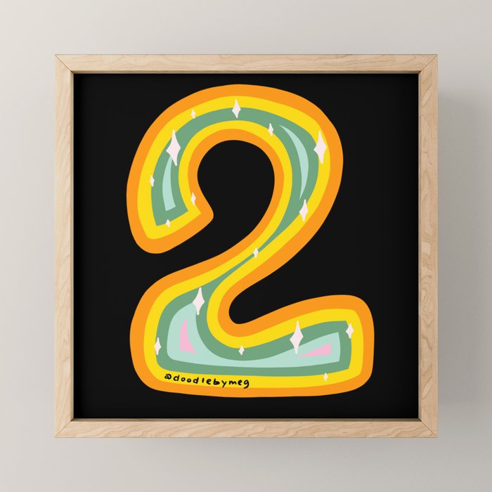 Rainbow 2 Mini Art Print Gallery Image 1