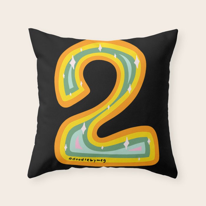 Rainbow 2 Throw Pillow Gallery Image 6