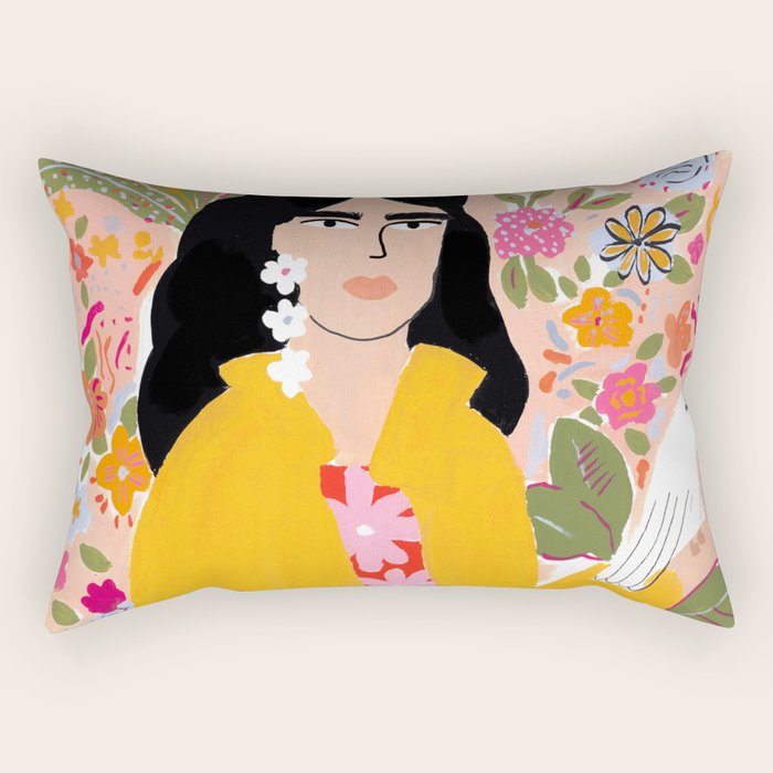 Doves Paradise Rectangular Pillow Gallery Image 2