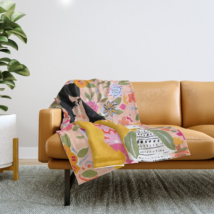 Doves Paradise Throw Blanket Gallery Image 1