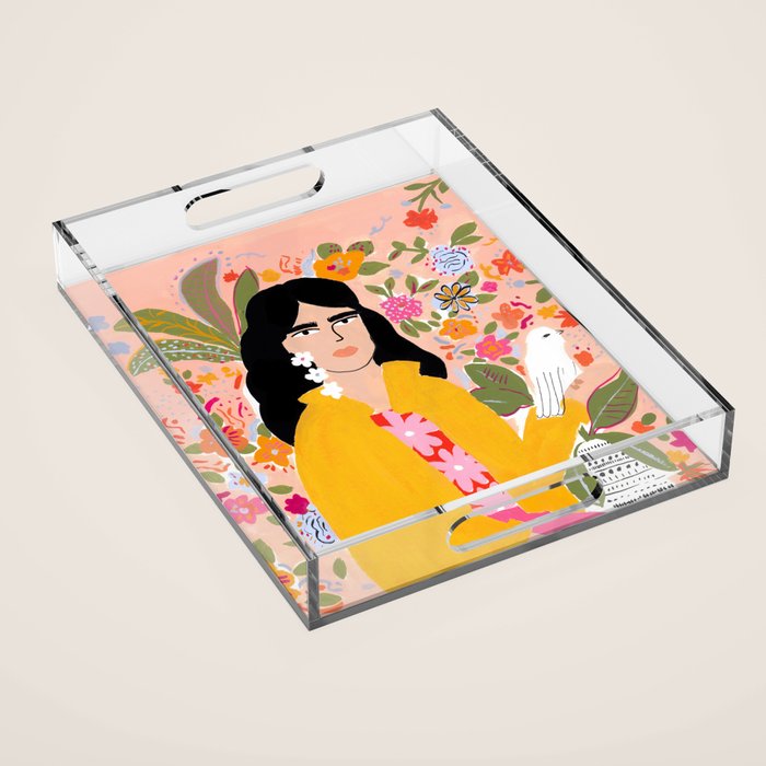 Doves Paradise Acrylic Tray Gallery Image 1