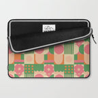 Green and pink tiles Laptop Sleeve Gallery Image 2