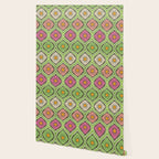 Groovy 70s Retro Mod Daisy Flowers Wallpaper Gallery Image 2
